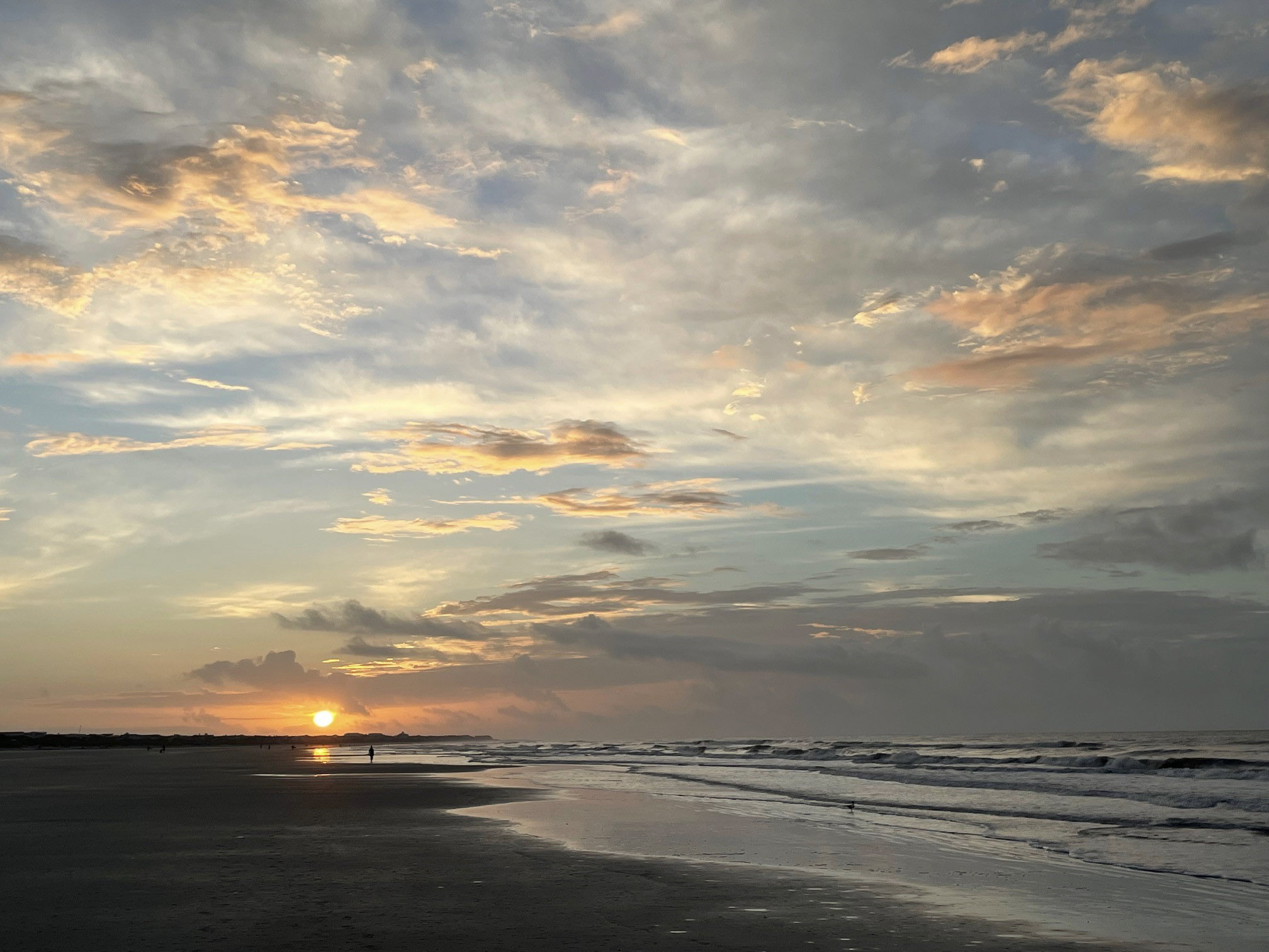 beach at sunset