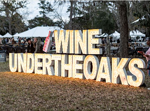 wine under the oaks